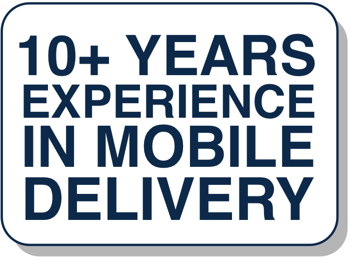 10+ years experience in mobile delivery